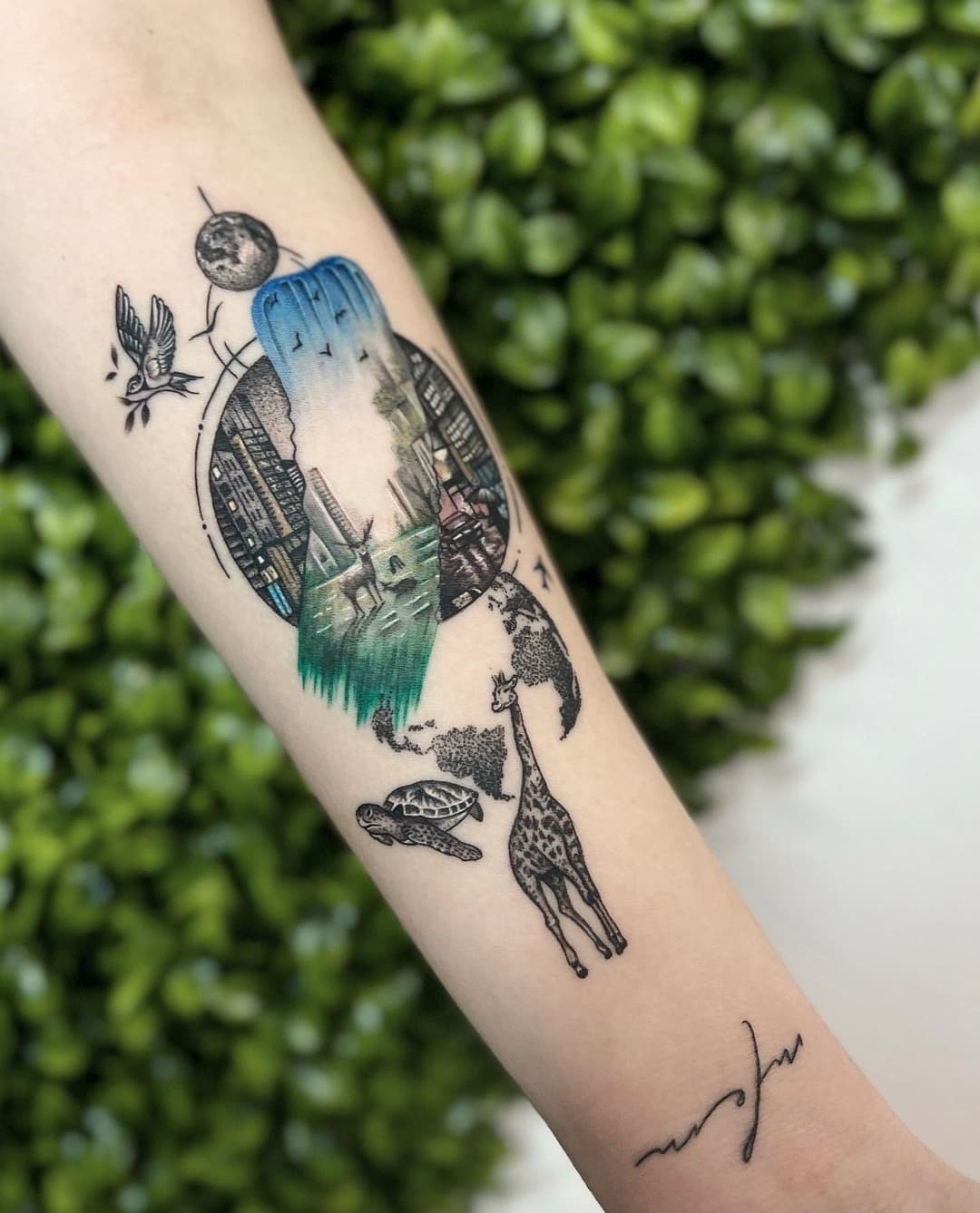 Tatuaj realizat la Madiny Tattoo București — lucrare din portofoliu nr. 8